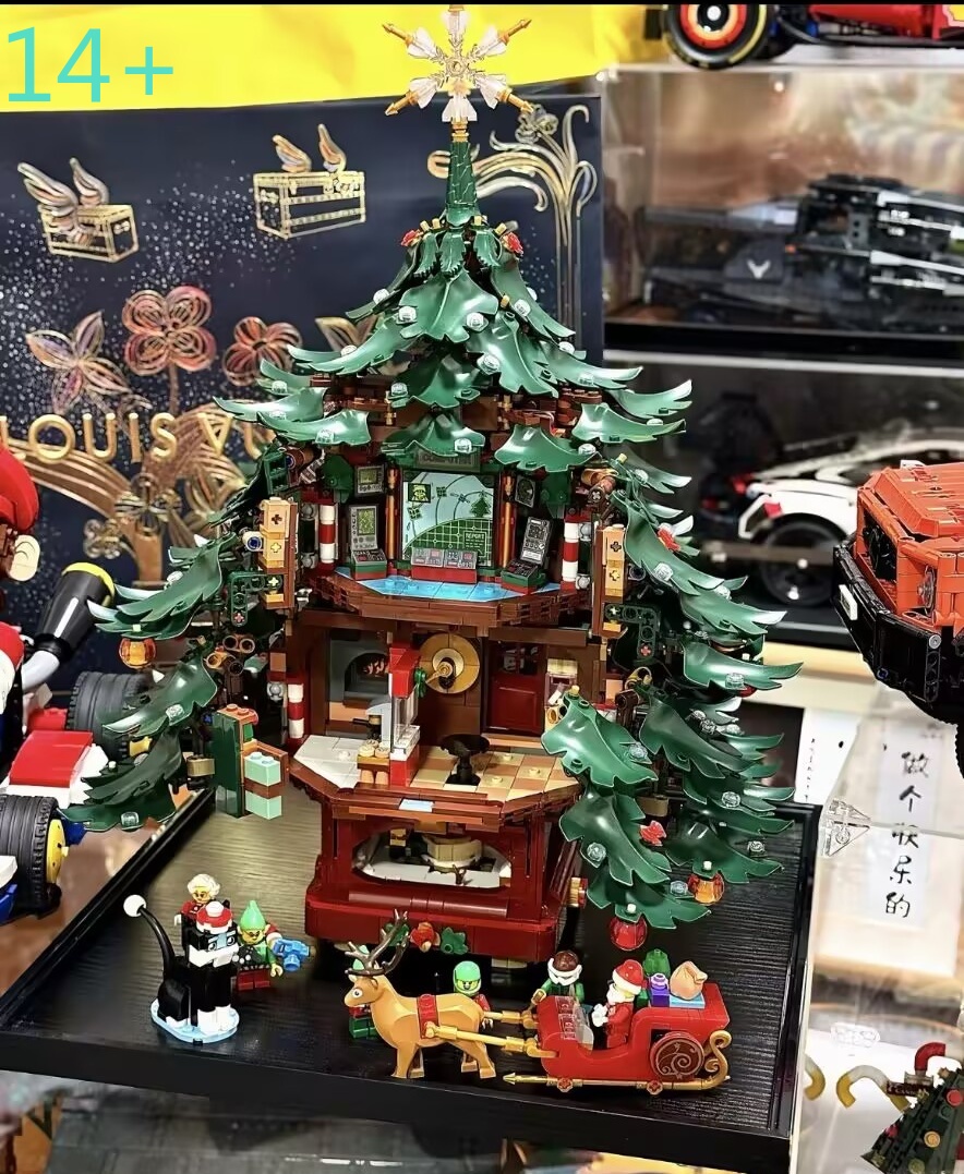 Building Blocks - The Cheapest 3171PCS Christmas Family Tree