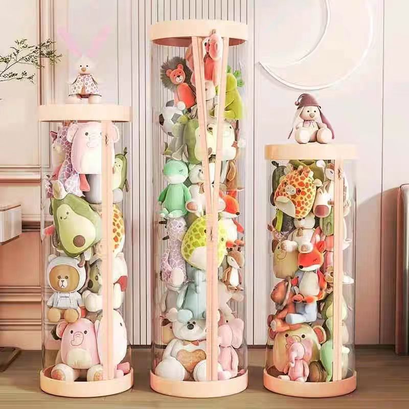 Stuffed Toy Storage Barrel wit - огляд і ціна Dolls