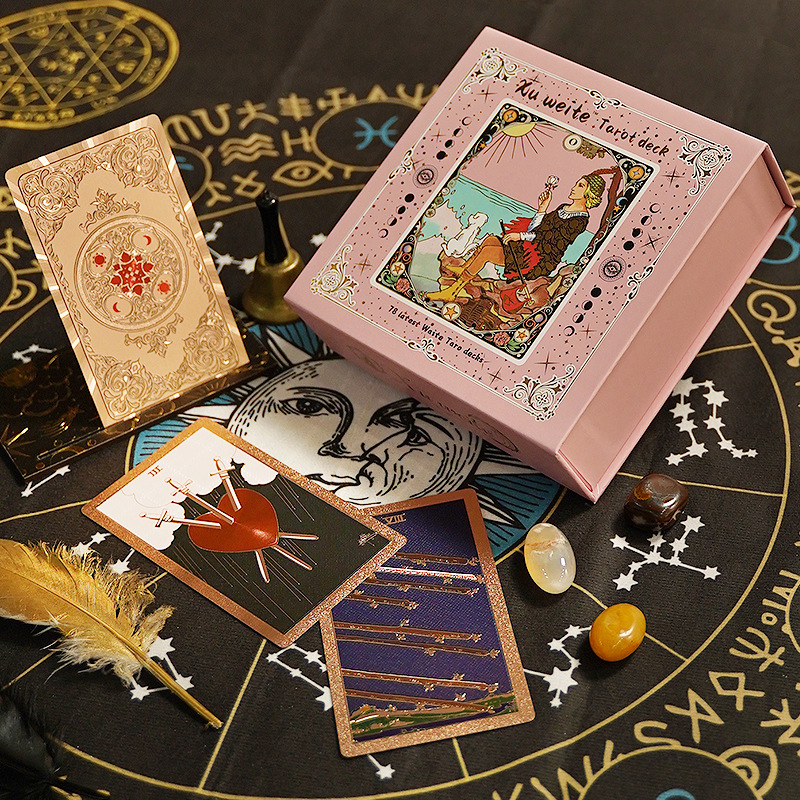 12*7cm Classic Tarot Cards wit - огляд і ціна Tarot Cards Deck With Guidebook