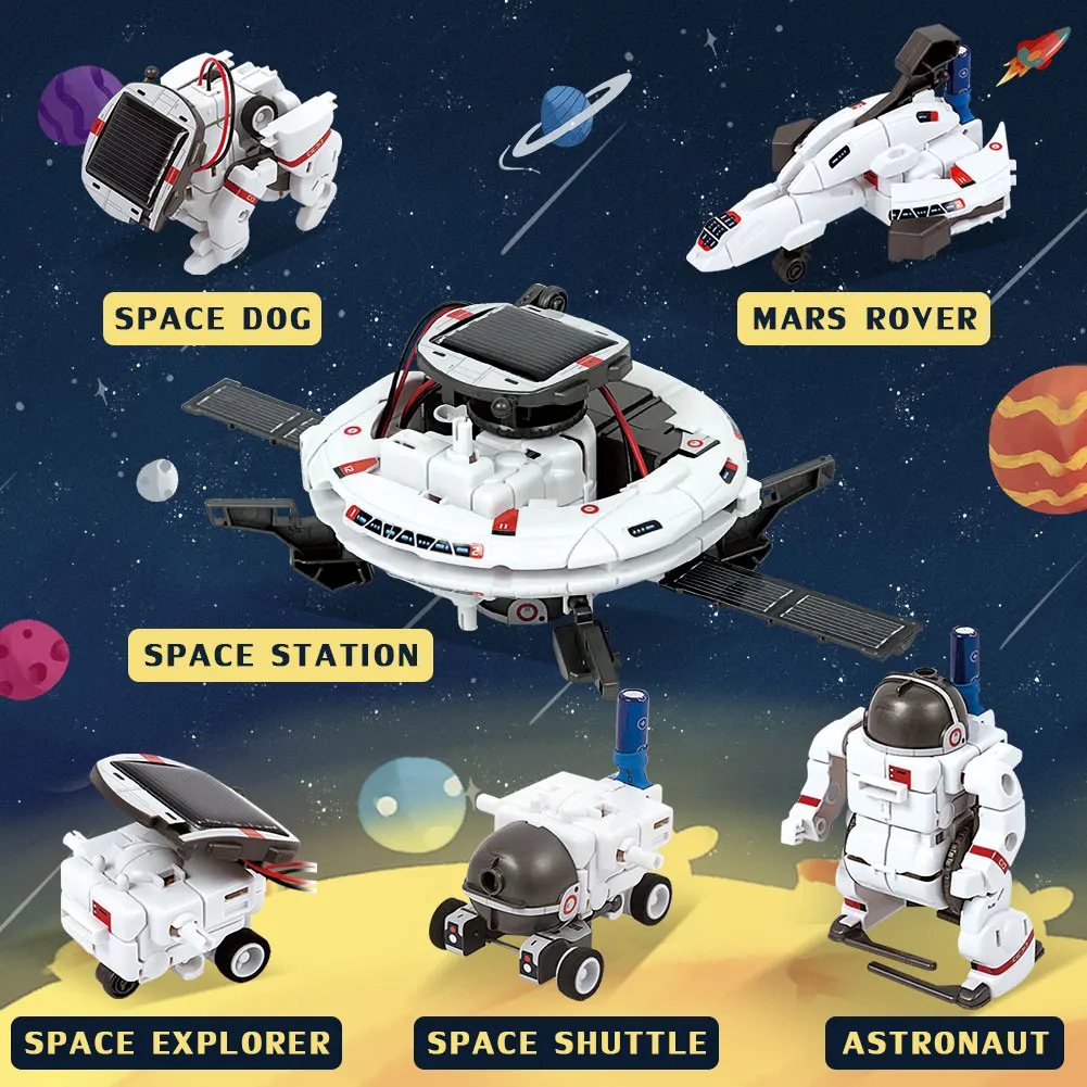 Solar Robot Toys Kits STEM Tec - огляд і ціна Stem Solar Robot Kit For Kids