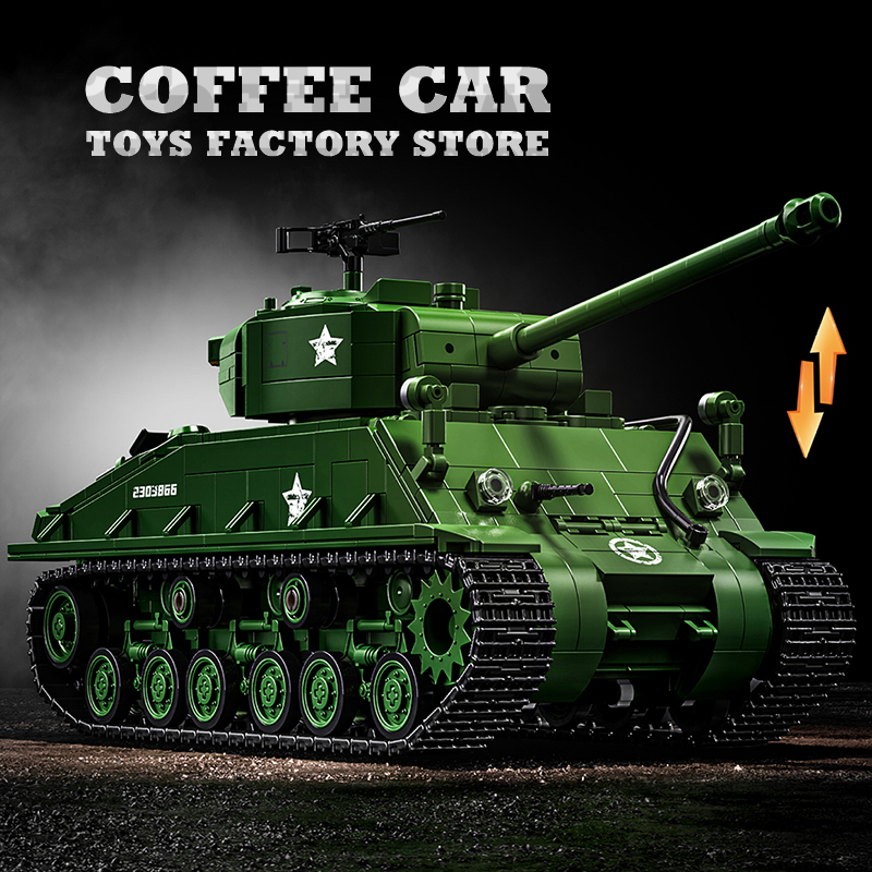 US Army M4 Tank Building Block - огляд і ціна Lego Compatible Military Tank