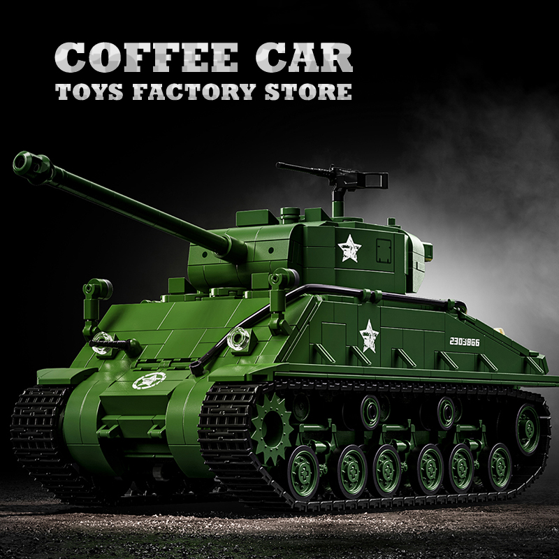 US Army M4 Tank Building Block - огляд і ціна Lego Compatible Military Tank
