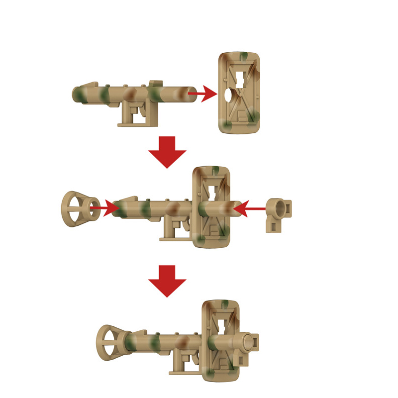Military Soliders Figure Waffe - огляд і ціна Lego Compatible Military Tank