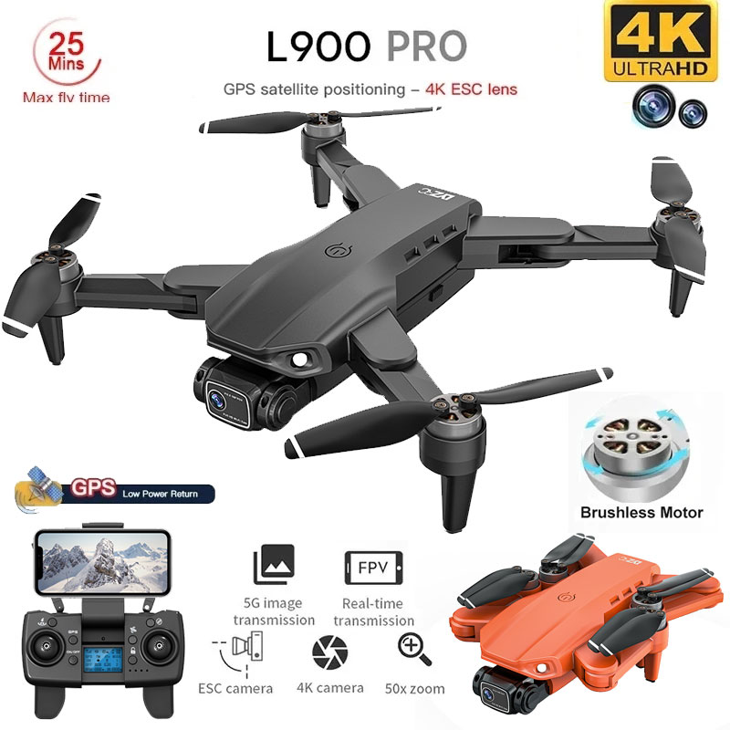 L900 Pro GPS Drone 4K Professi - огляд і ціна Fpv Brushless Rc Drone 4K