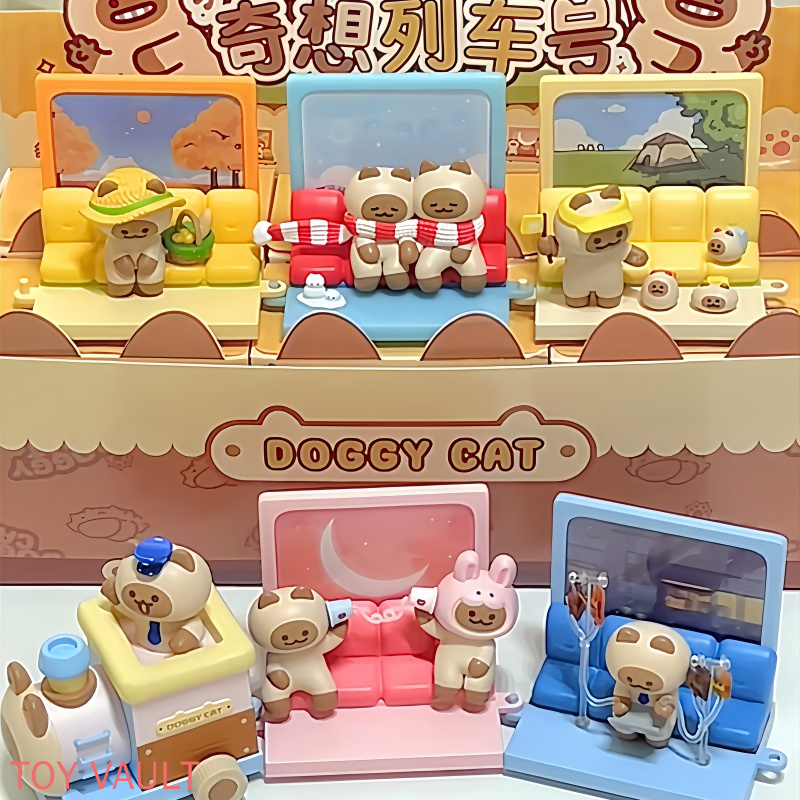 Genuine Kkv Doggy Cat Fantasy  - огляд і ціна Anime Action Figure Blind Box