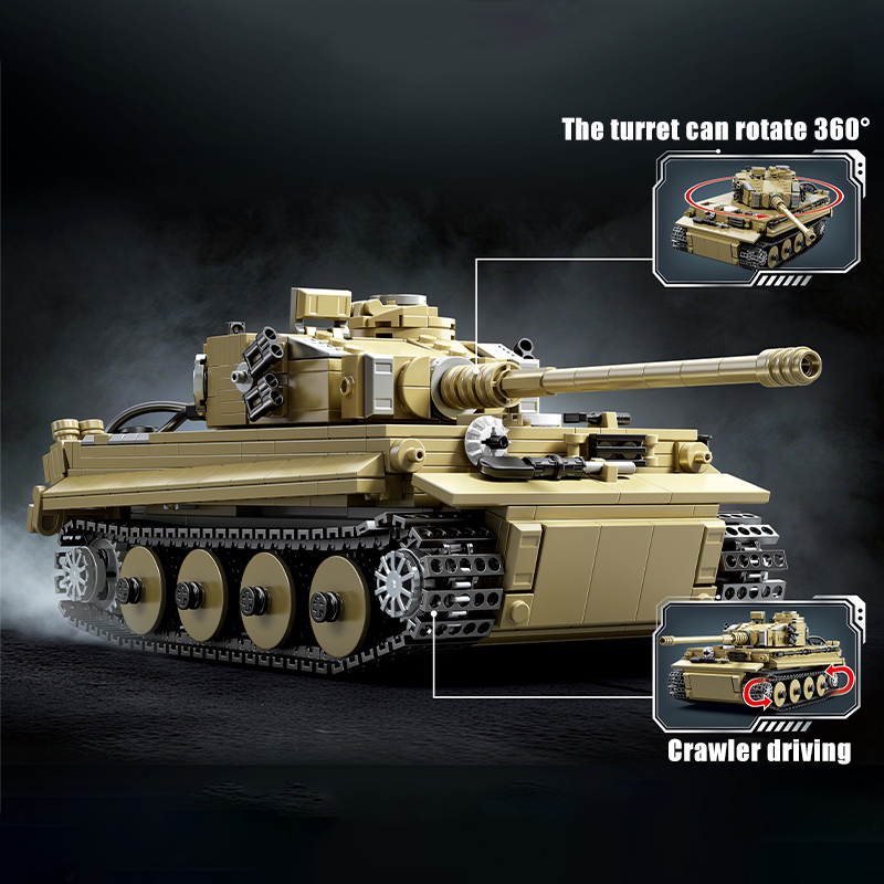 Military 1000Pcs Germany Tiger - огляд і ціна Lego Compatible Military Tank