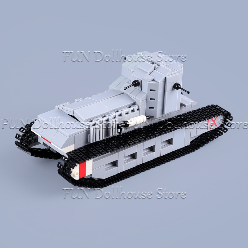MOC WW1 Military Army Soldier  - огляд і ціна Lego Compatible Military Tank