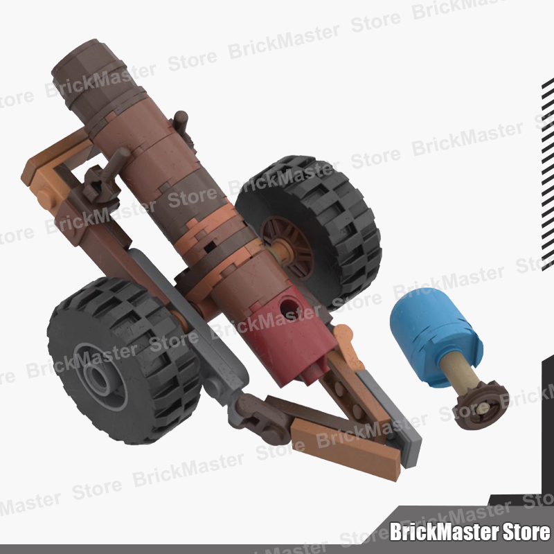 MOC Military War Scene Gas Tan - огляд і ціна Lego Compatible Military Tank