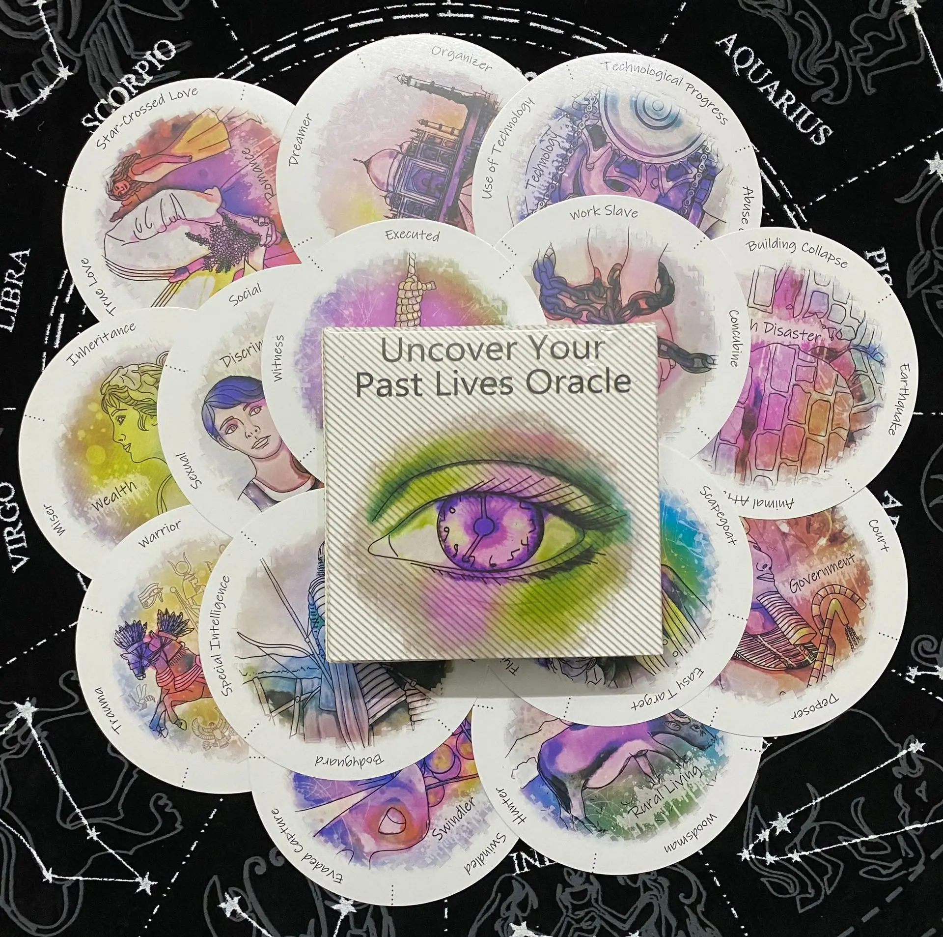Uncover Your Past Life Oracle  - огляд і ціна Tarot Cards Deck With Guidebook