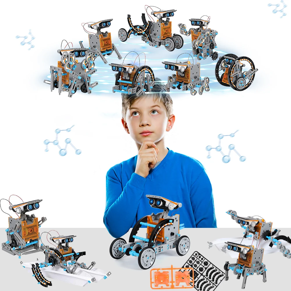 STEM 13-in-1 Education Solar R - огляд і ціна Stem Solar Robot Kit For Kids