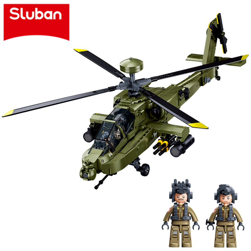 Sluban M38‑B1536 Boeing AH‑64D - огляд і ціна Lego Compatible Military Tank