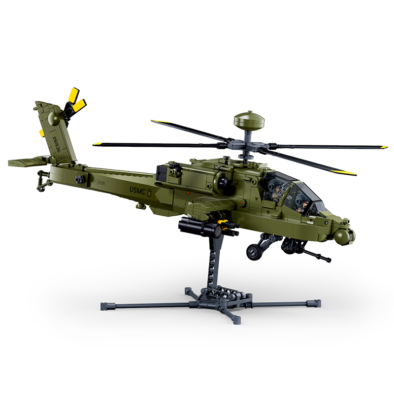 Sluban M38‑B1536 Boeing AH‑64D - огляд і ціна Lego Compatible Military Tank