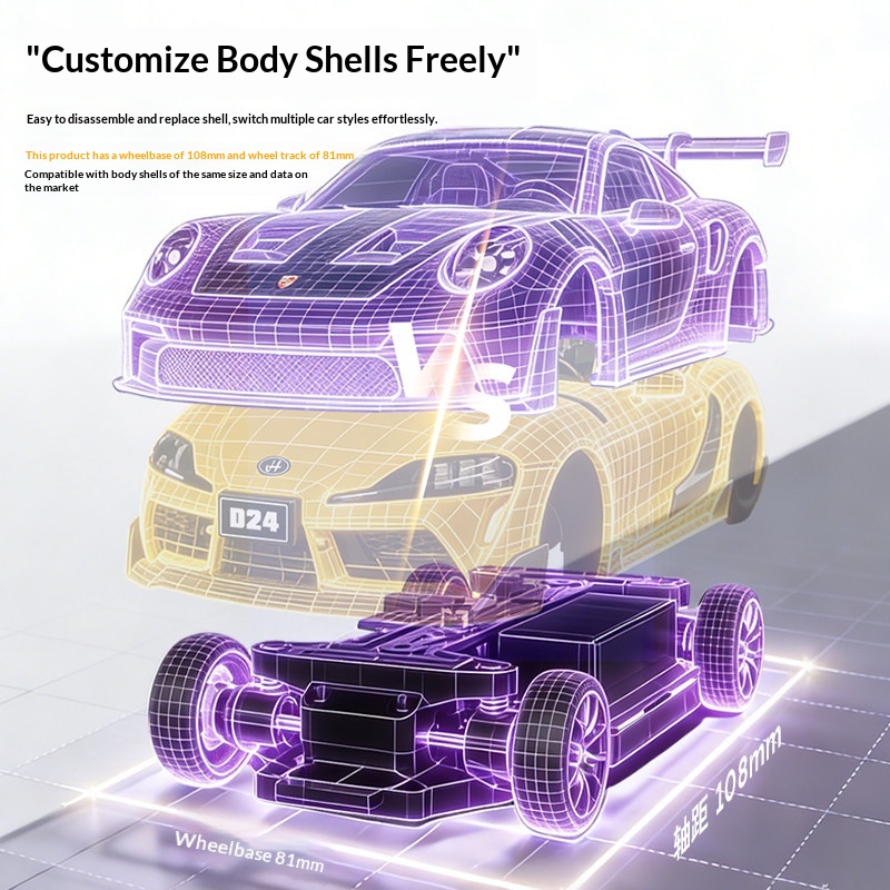 1:24 D24 4wd Professional Full - огляд і ціна Rc Drift Car 1 24 Scale 4Wd