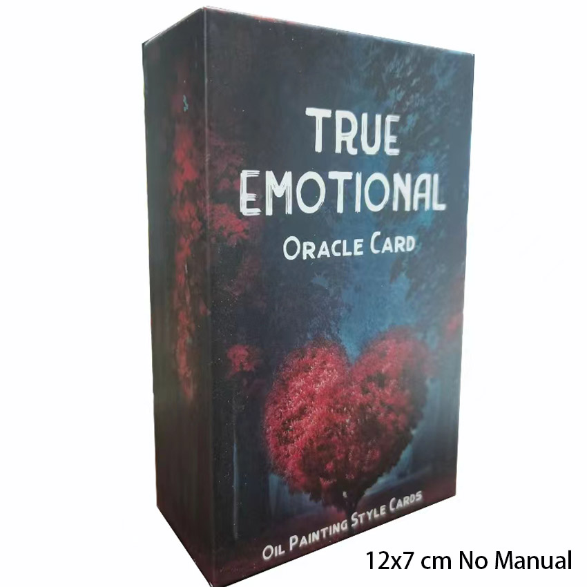 12x7 cm True Emotional Oracle  - огляд і ціна Tarot Cards Deck With Guidebook
