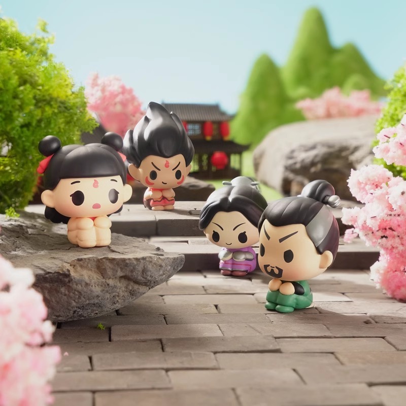 Ne Zha 2 Sit In A Row Series B - огляд і ціна Anime Action Figure Blind Box