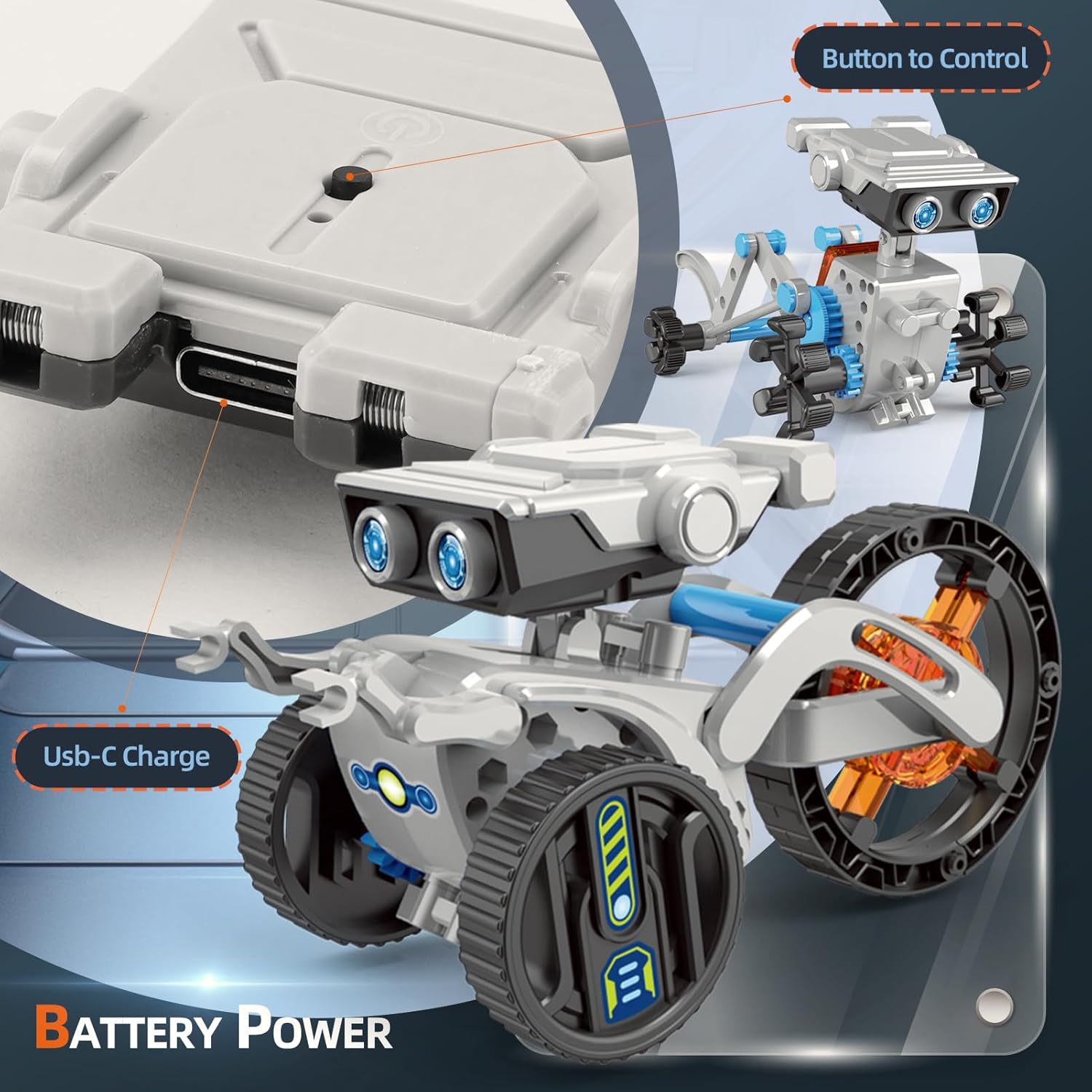 STEM 12-in-1 Education Solar R - огляд і ціна Stem Solar Robot Kit For Kids