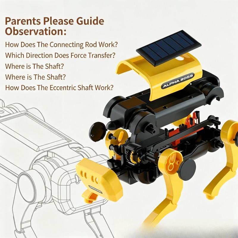 DIY Solar Powered Walking Mech - огляд і ціна Stem Solar Robot Kit For Kids