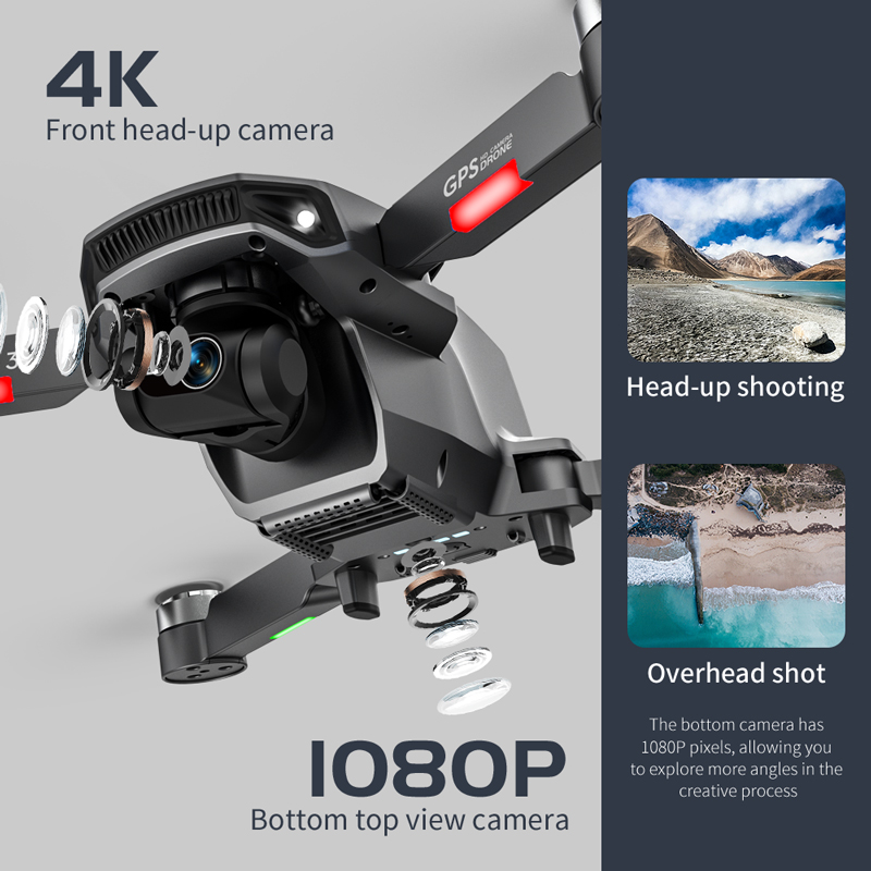L106 Pro 3 Drone 5G WIFI FPV F - огляд і ціна Fpv Brushless Rc Drone 4K