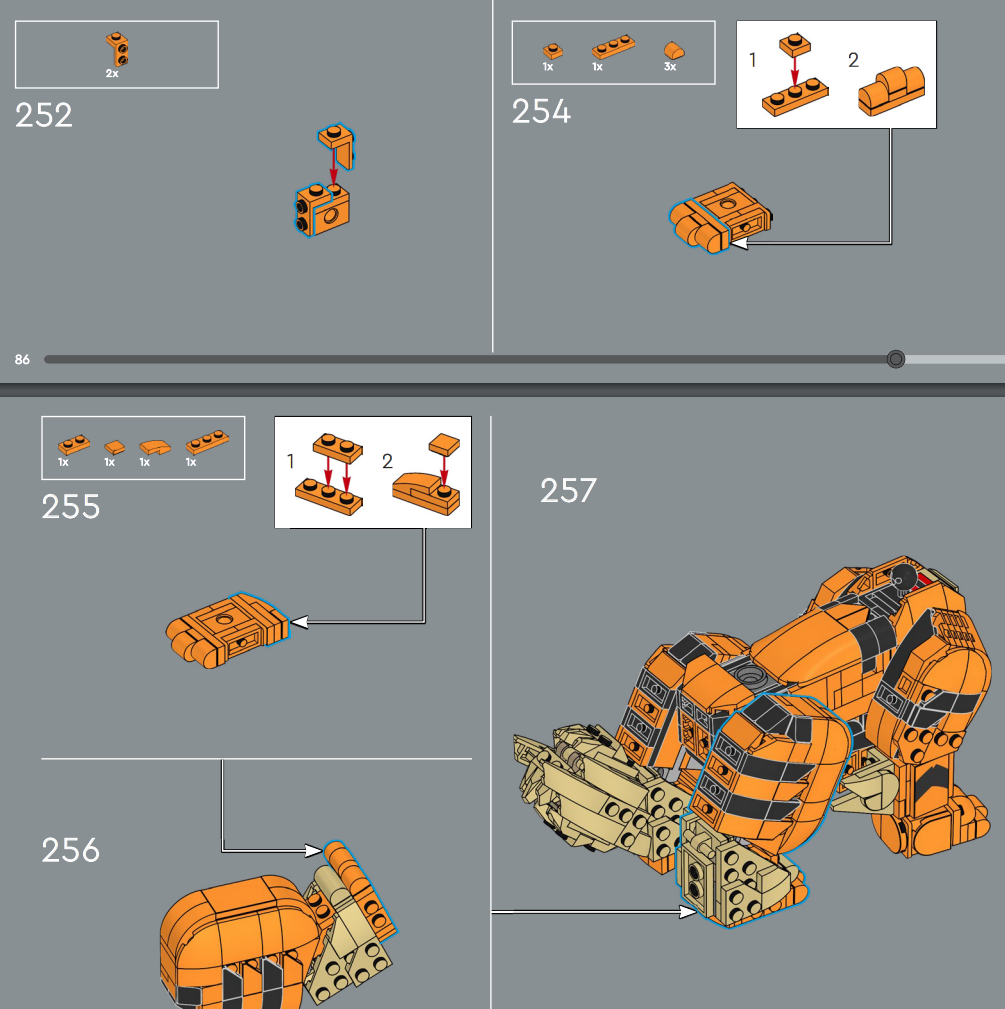 1190PCS 3D Versatile Wind Stee - огляд і ціна Building Blocks