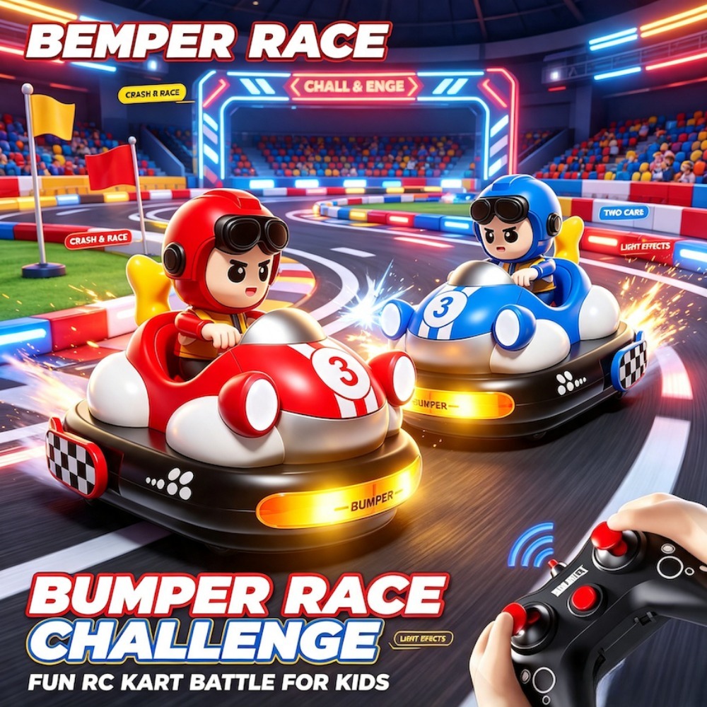 RC Collision Bumper Car Toy 2  - огляд і ціна Remote Control Toys
