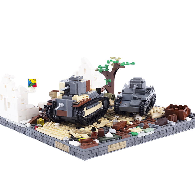 WW2 Japan Military Tank Buildi - огляд і ціна Lego Compatible Military Tank