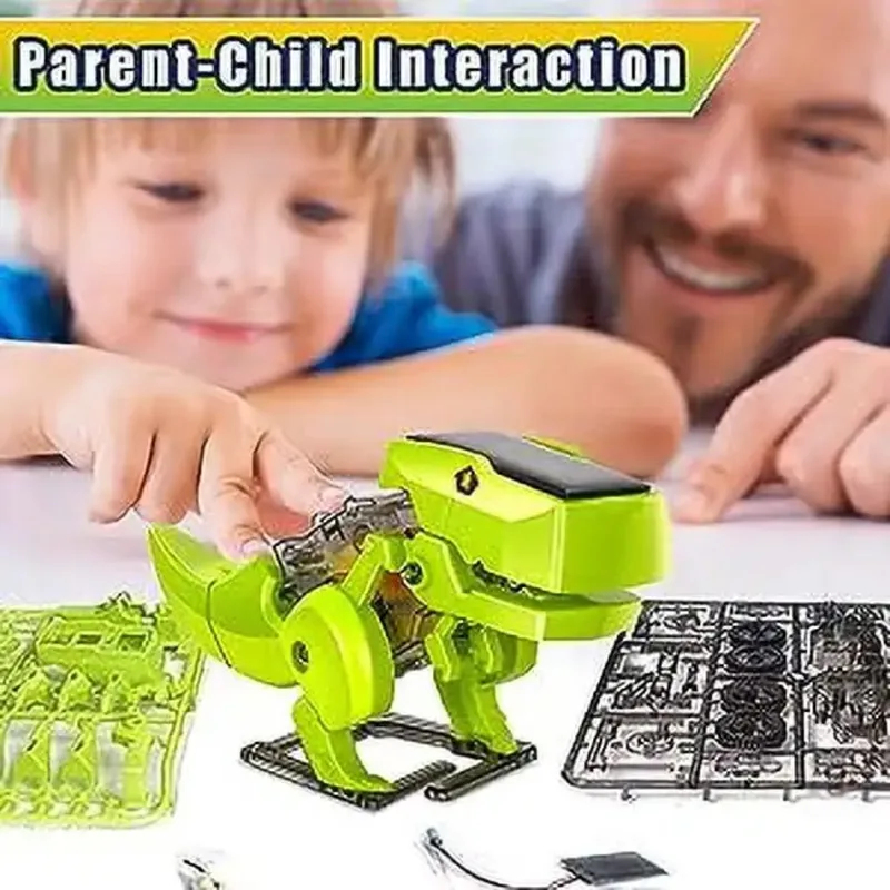 3-in-1 Solar Robot Kit, Dinosa - огляд і ціна Stem Solar Robot Kit For Kids