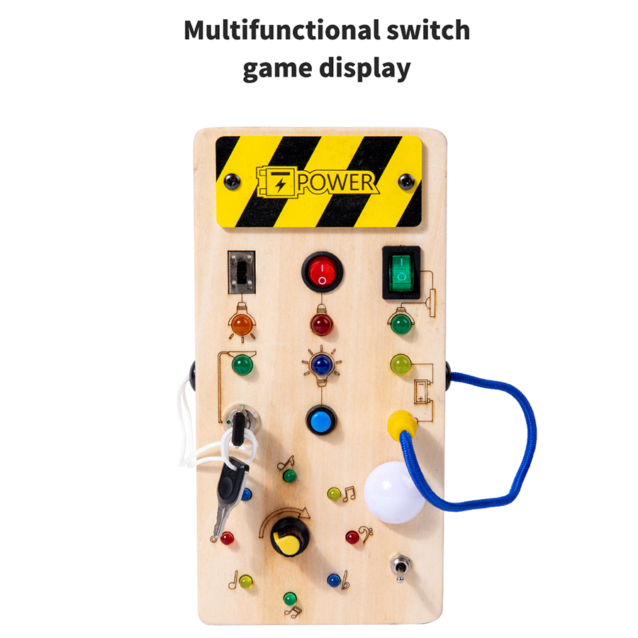 Montessori Busy Board Sensory  - огляд і ціна Montessori Wooden Busy Board Toddler