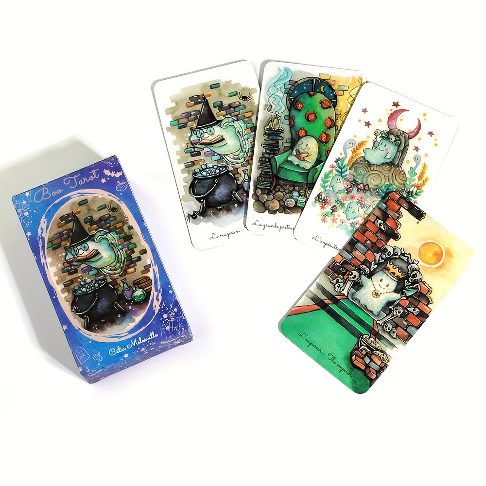 Boo Tarot Deck Ghosts Ghost Re - огляд і ціна Tarot Cards Deck With Guidebook