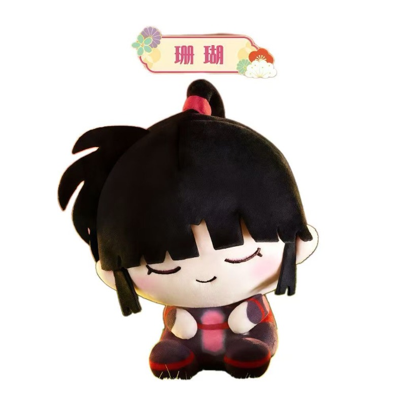 Inuyasha Tilt-head Plush Figur - огляд і ціна Anime Action Figure Blind Box