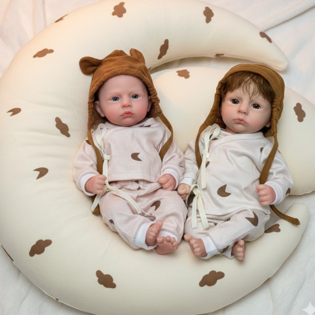 AnjoDoll 33CM Painted/Unpainte - огляд і ціна Reborn Baby Doll Silicone Realistic