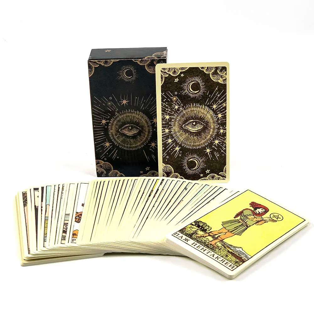 Russian Edition Tarot Cards Fa - огляд і ціна Tarot Cards Deck With Guidebook