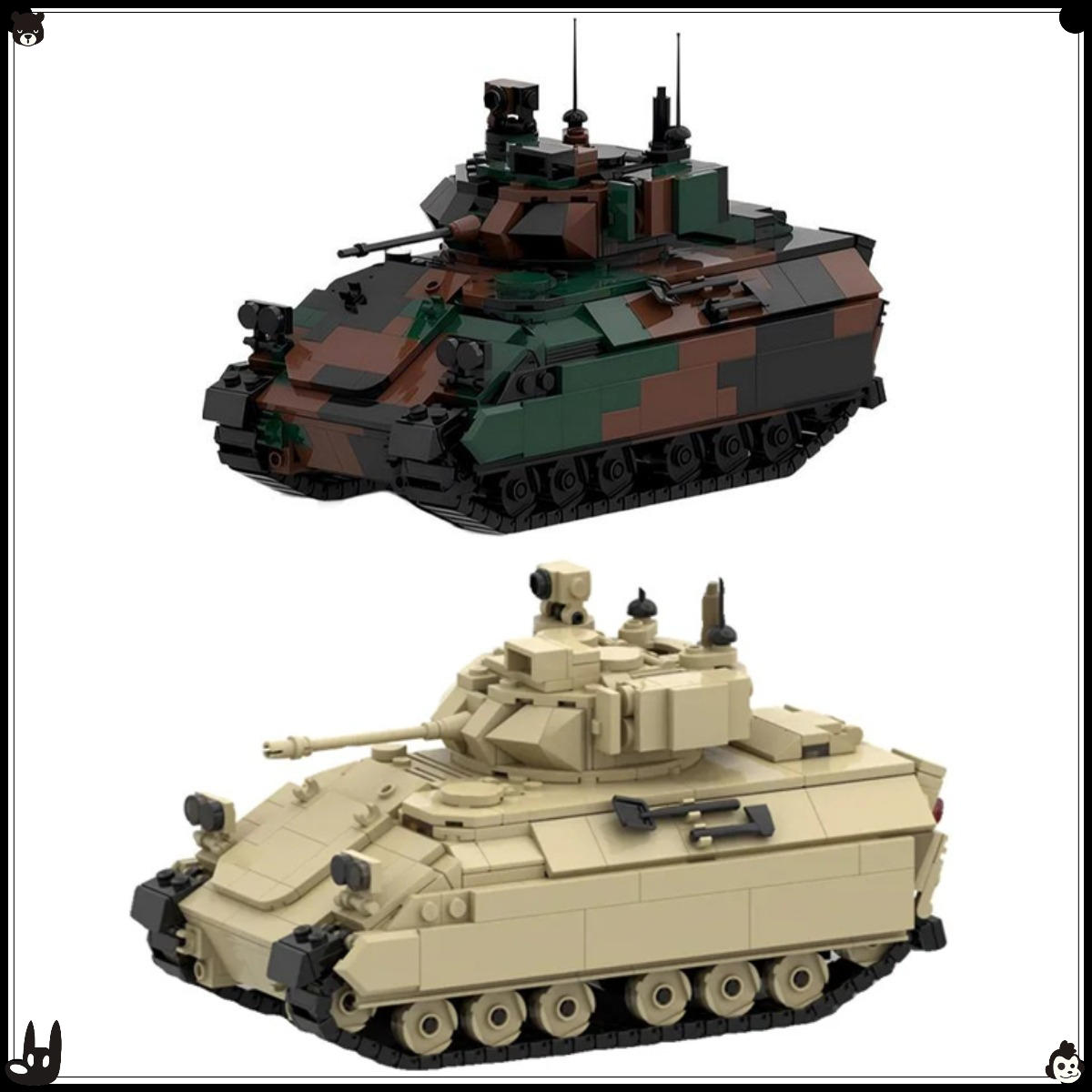 MOC Military Series Tracked Ar - огляд і ціна Lego Compatible Military Tank