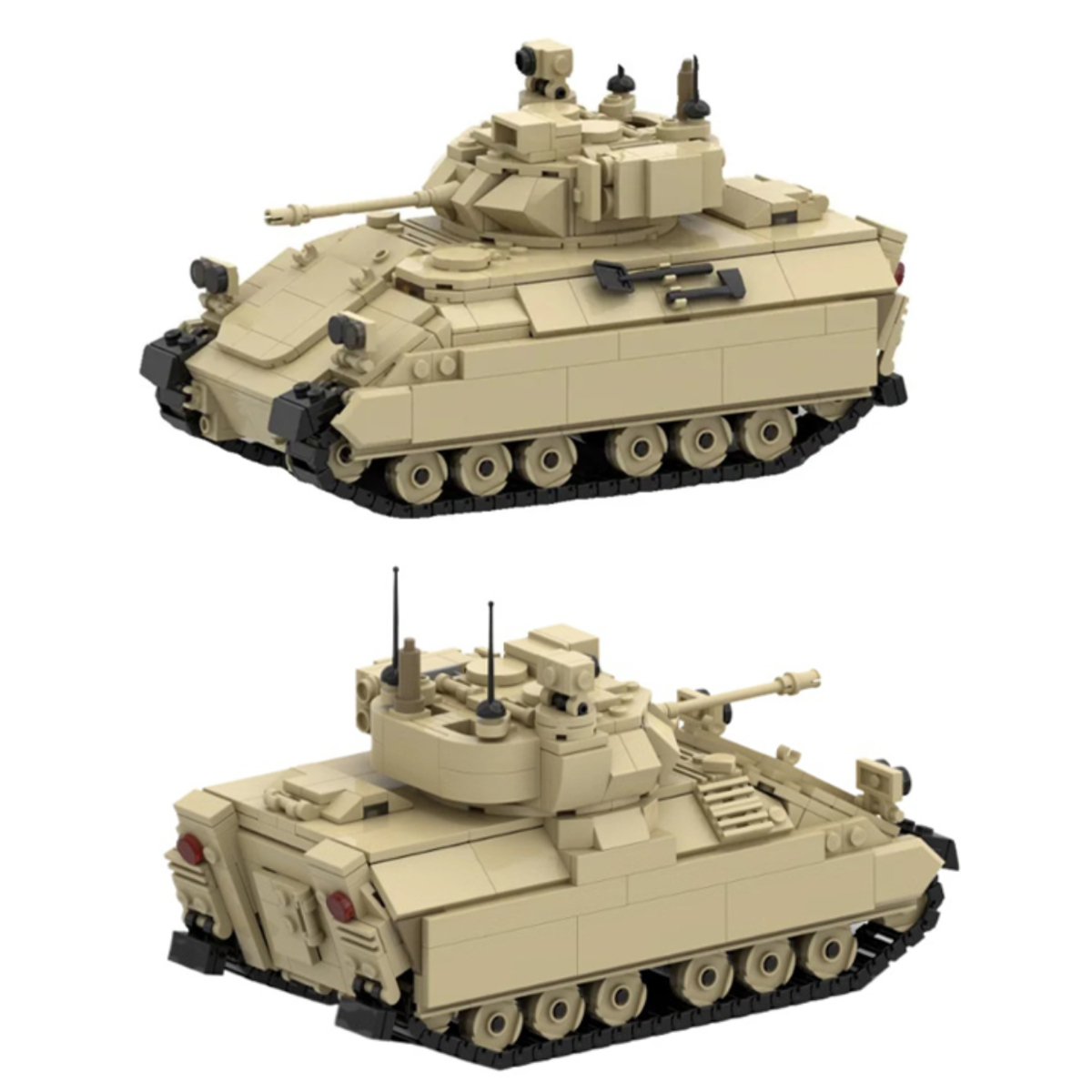 MOC Military Series Tracked Ar - огляд і ціна Lego Compatible Military Tank