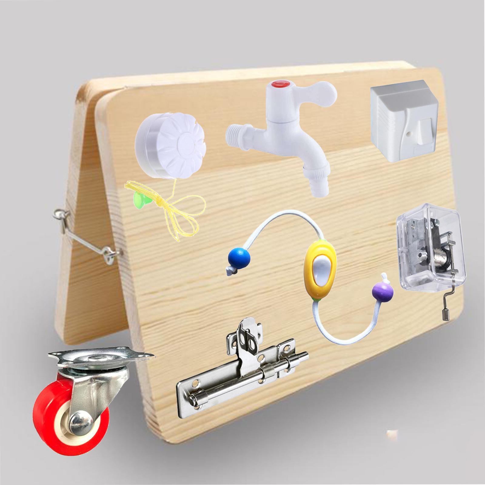Montessori Sensory Busy Board  - огляд і ціна Montessori Wooden Busy Board Toddler