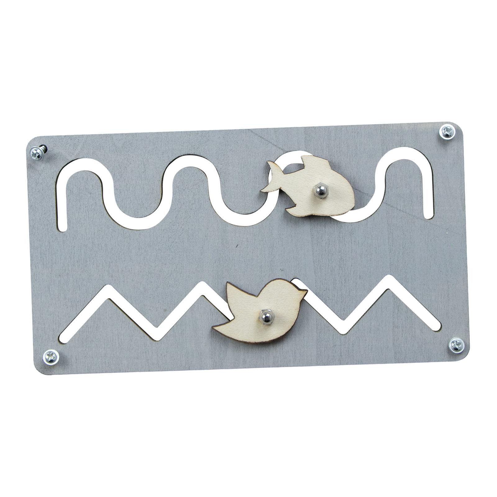 Wooden Busy Board Material Sen - огляд і ціна Montessori Wooden Busy Board Toddler
